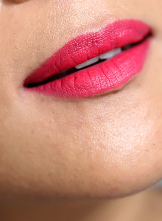 14 Days of Ravishing Red! — Day 6: Bright Reddish Coral Lips With MAC Relentlessly Red Lipstick