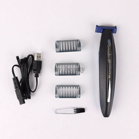 Micro Touch SOLO Rechargeable Trimmer Razor Shaver Edges Men W/ 3 PCS Combs Gift