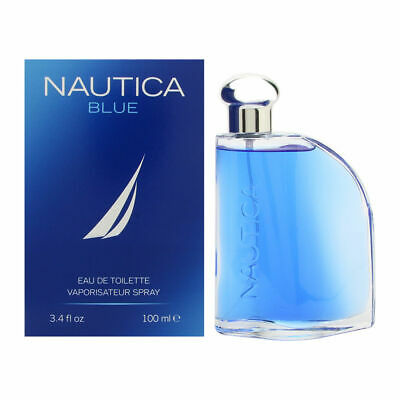 NAUTICA BLUE Cologne for Men 3.4 oz Eau de Toilette Spray, New In Box