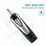 Nose Hair Trimmer Nose and Ear Eyebrow Clippers Facial Nasal Portable For Mens