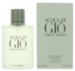 Acqua Di Gio by Giorgio Armani 3.4 oz / 100 ml EDT Spray for Men New & Sealed