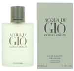 Acqua Di Gio by Giorgio Armani 3.4 oz / 100 ml EDT Spray for Men New & Sealed