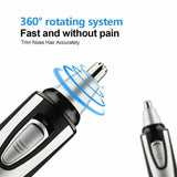 Nose Hair Trimmer Nose and Ear Eyebrow Clippers Facial Nasal Portable For Mens